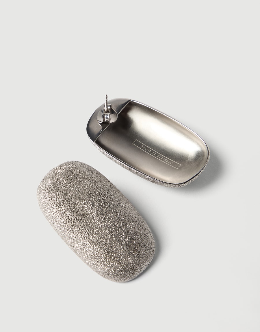 Silver shimmer earrings Silver Woman - Brunello Cucinelli