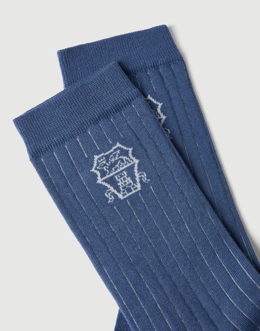 Cotton socks Denim Man - Brunello Cucinelli