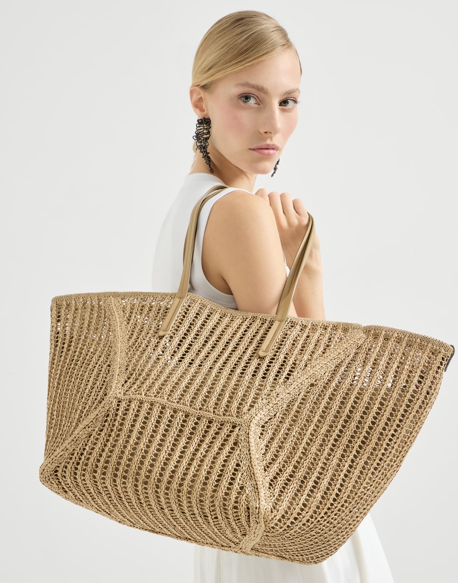 Techno raffia BC Duo bag Rope Woman - Brunello Cucinelli