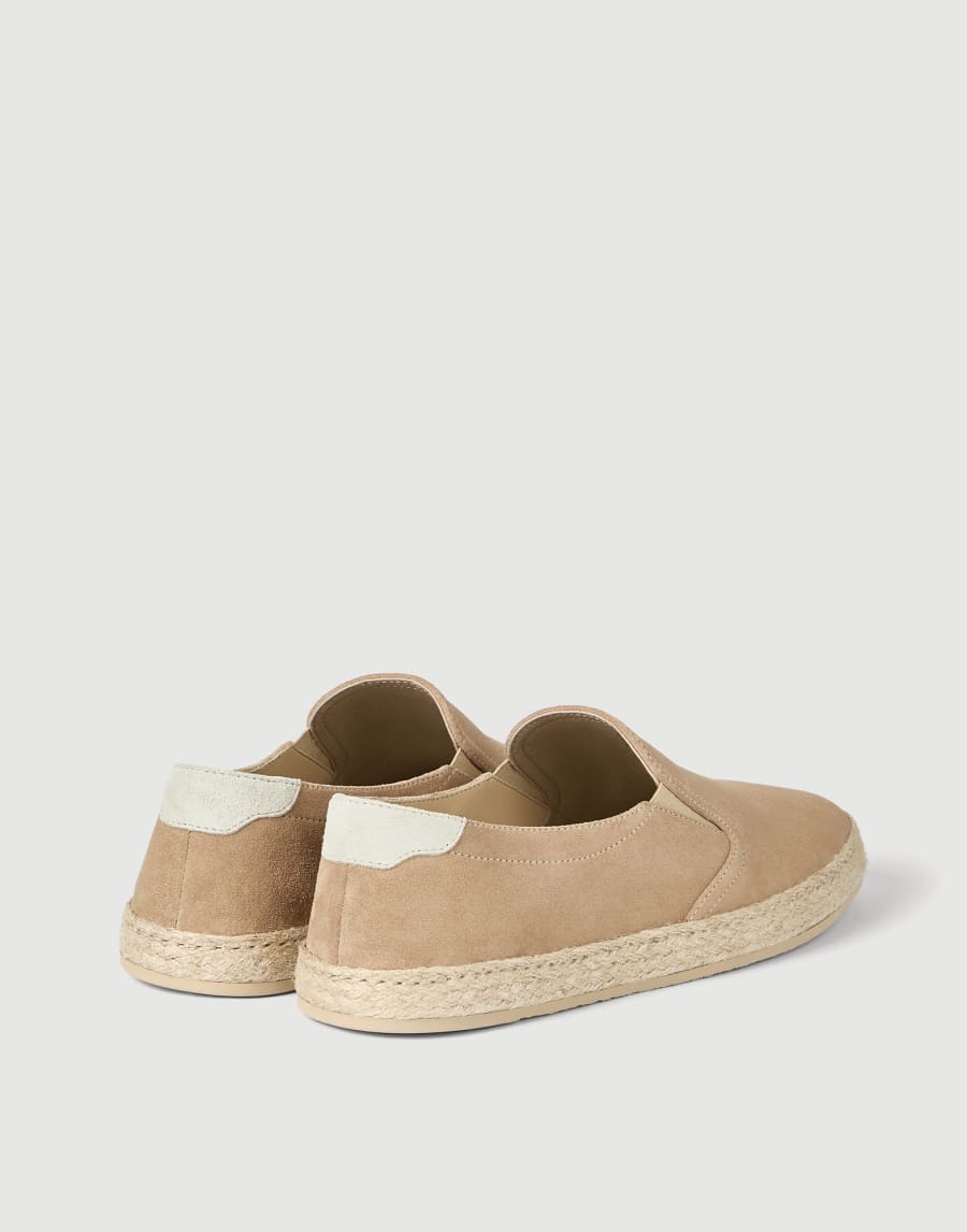 Suede slip-on Light Brown Man - Brunello Cucinelli
