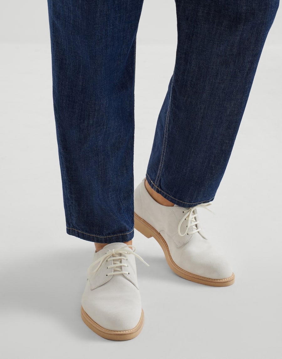 Derbies en veau Blanc Homme - Brunello Cucinelli