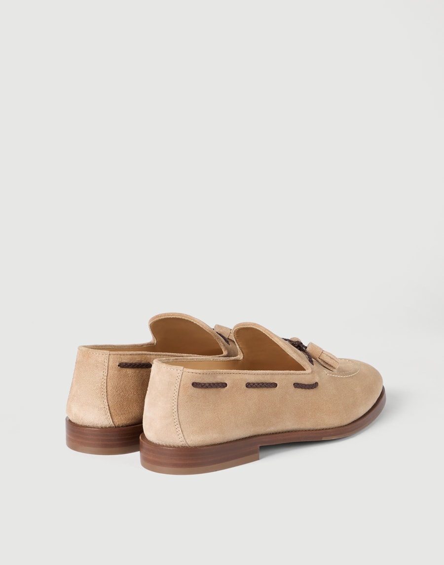 Suede loafers Sand Man - Brunello Cucinelli