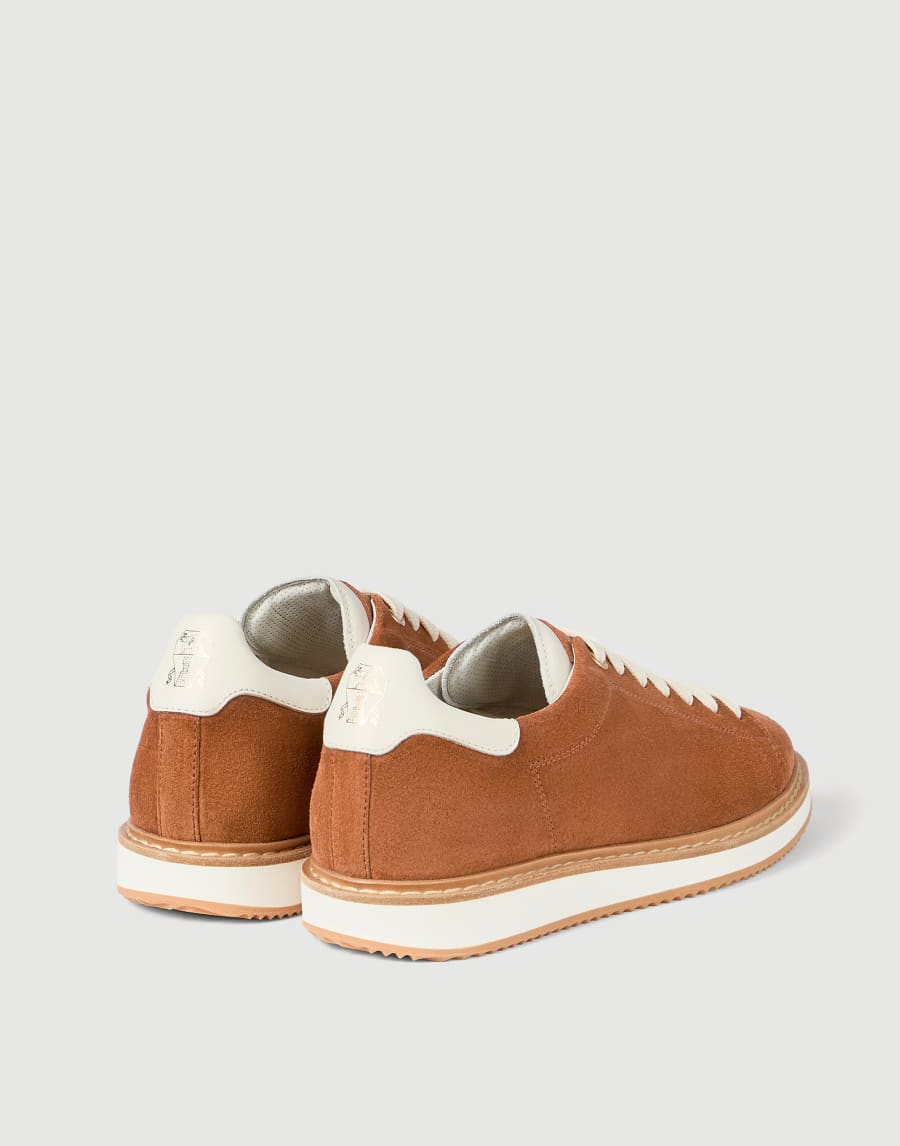 Suede sneakers Rust Man - Brunello Cucinelli