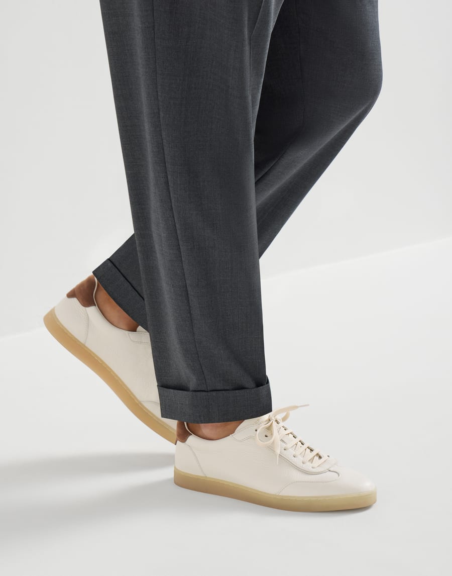 Deerskin sneakers Butter Man - Brunello Cucinelli