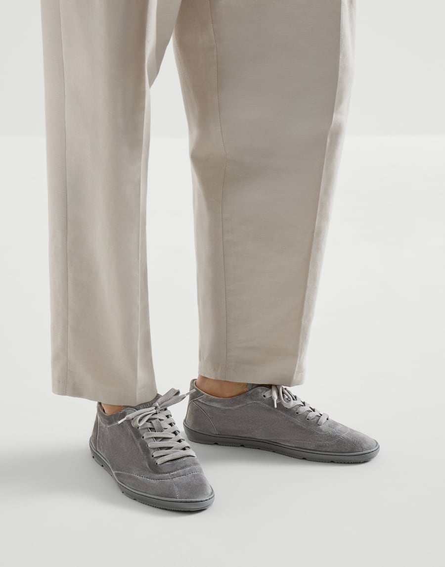 Suede sneakers Grey Man - Brunello Cucinelli