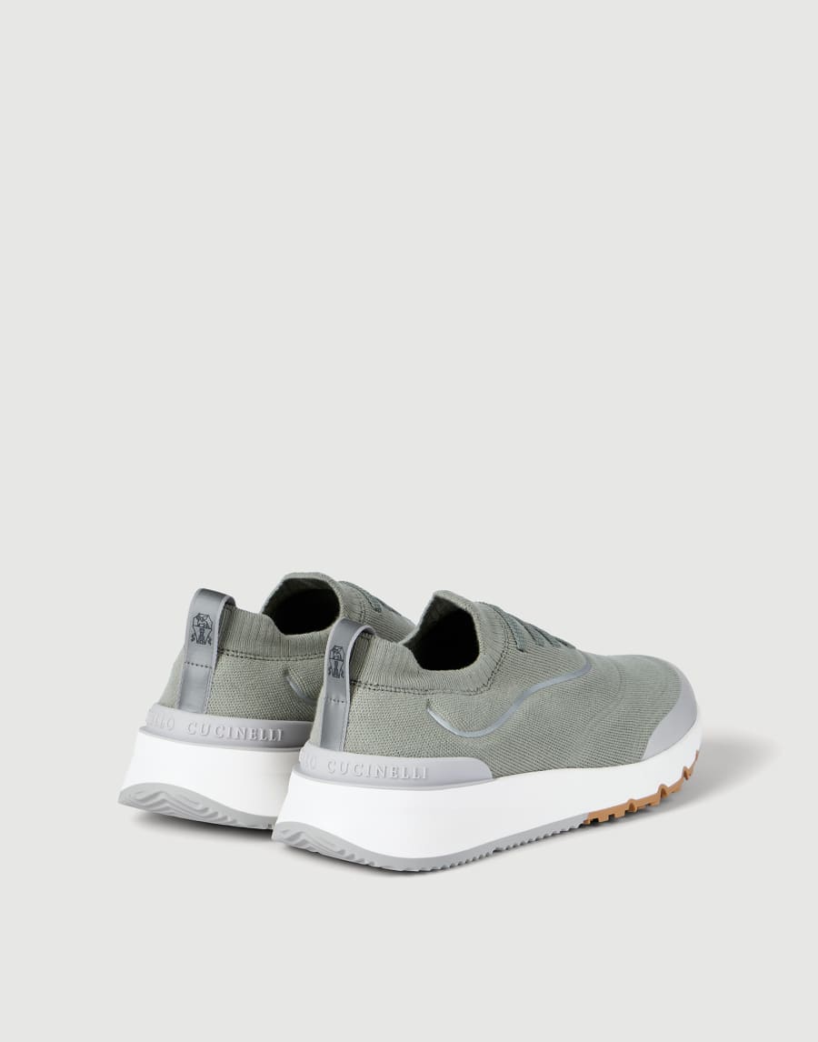 Knit runners Olive Man - Brunello Cucinelli