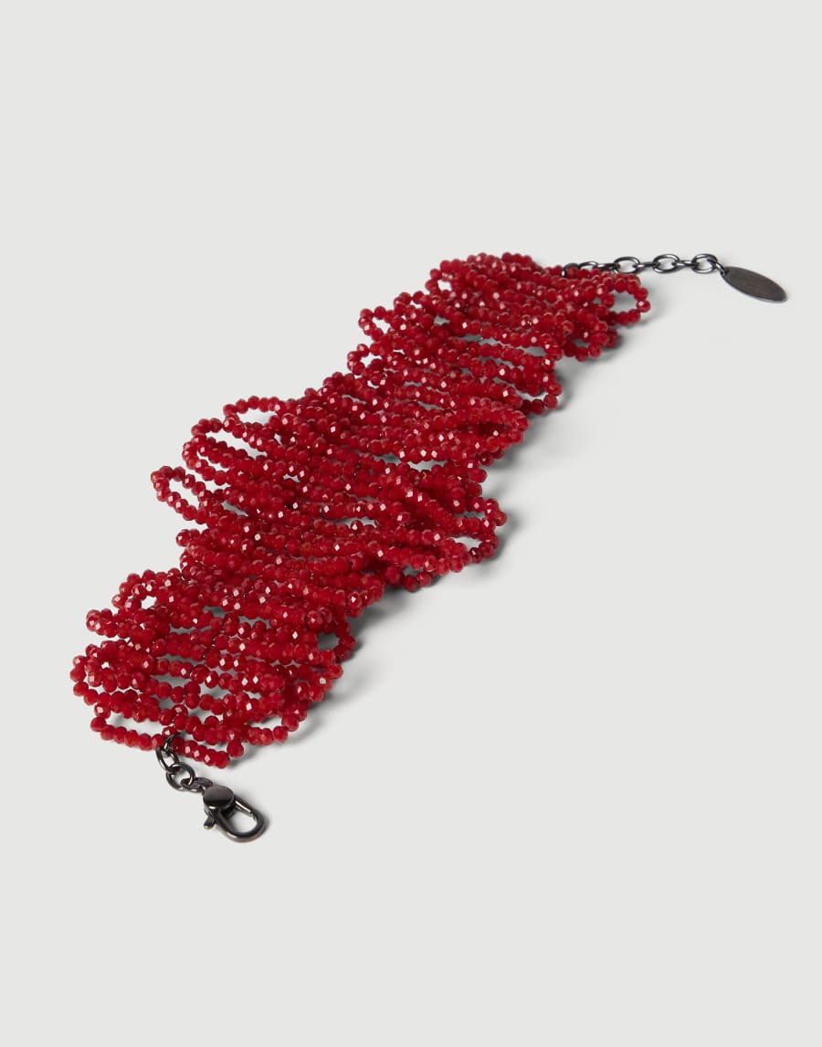 Sculptured leaf bracelet Red Woman - Brunello Cucinelli