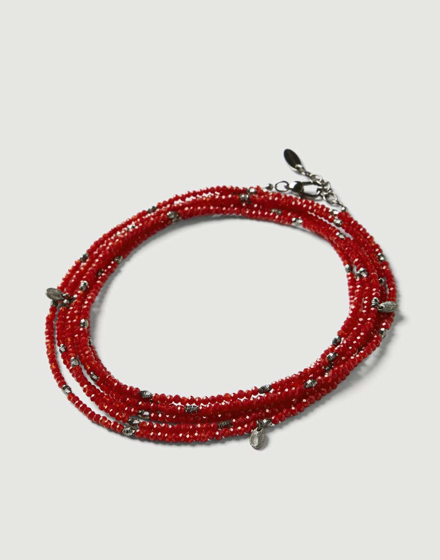 Wrap Bracelet Red Woman - Brunello Cucinelli