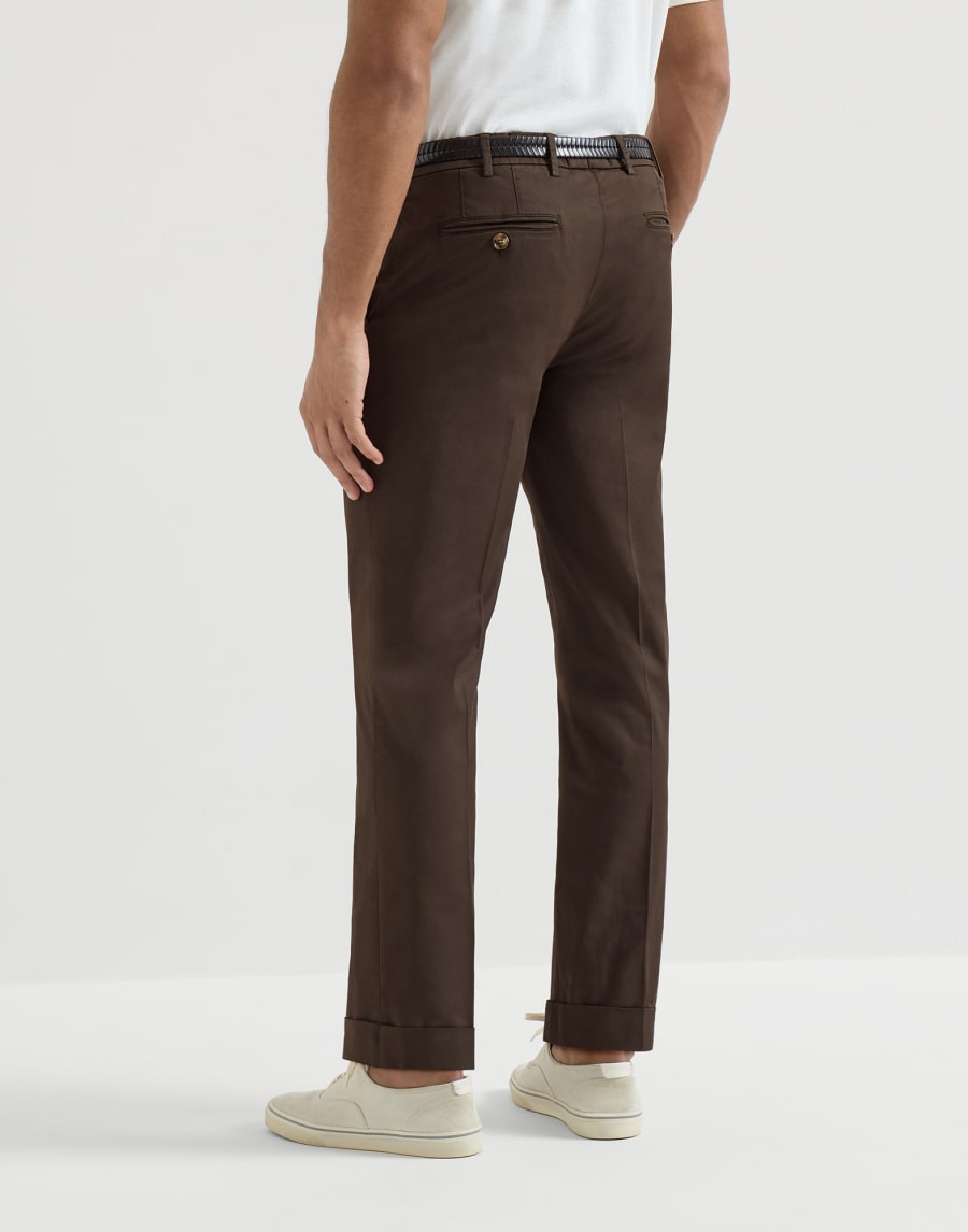 Italian fit trousers Brown Man - Brunello Cucinelli