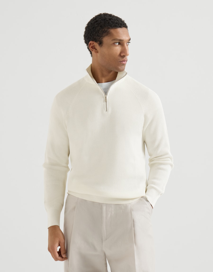Pull en coton Panama Homme - Brunello Cucinelli