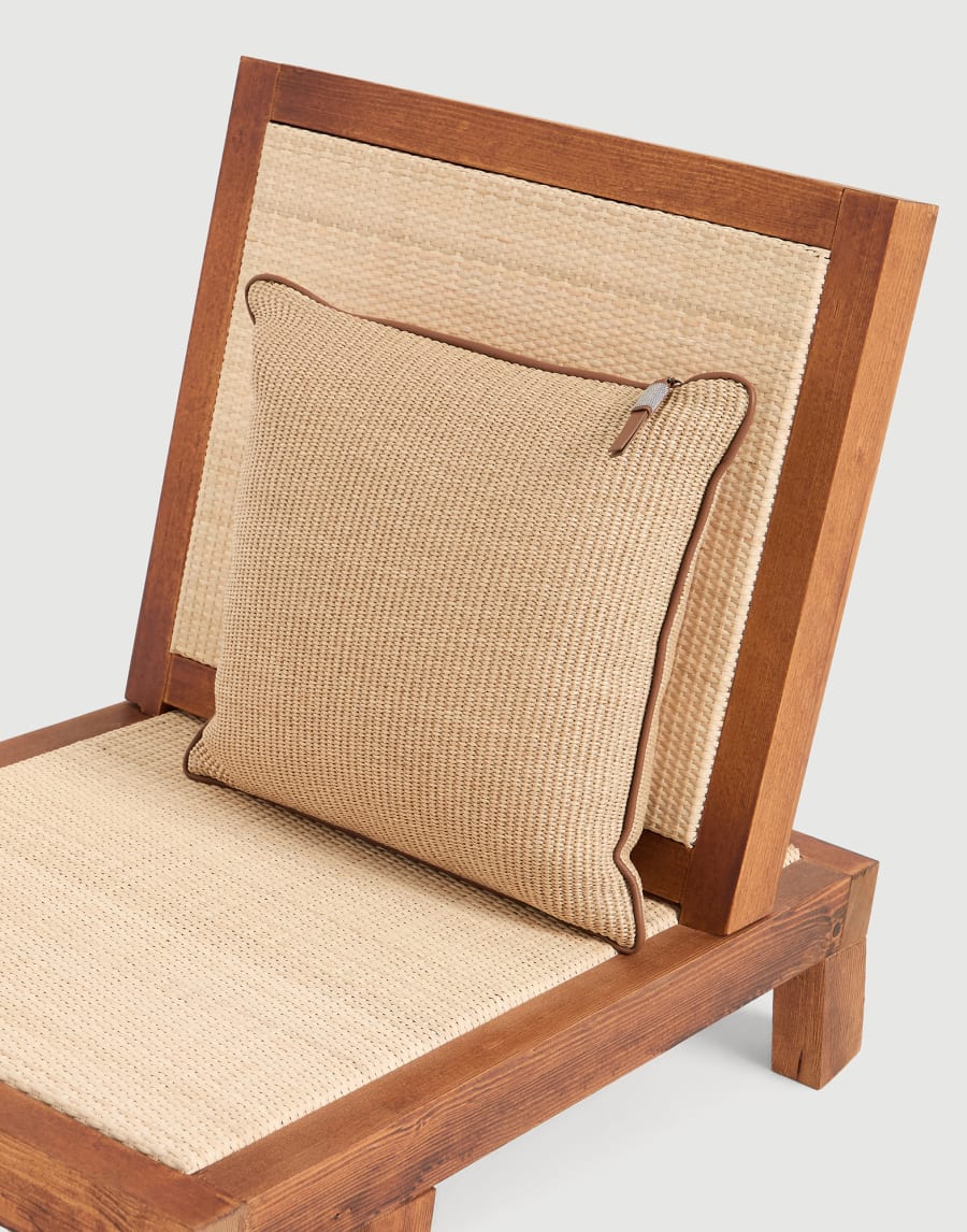 테크노 라피아 쿠션 로프 라이프스타일 - Brunello Cucinelli