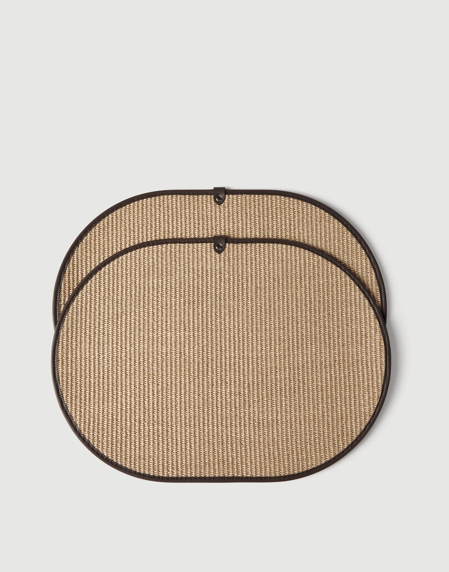 2-piece placemat set Rope Lifestyle - Brunello Cucinelli