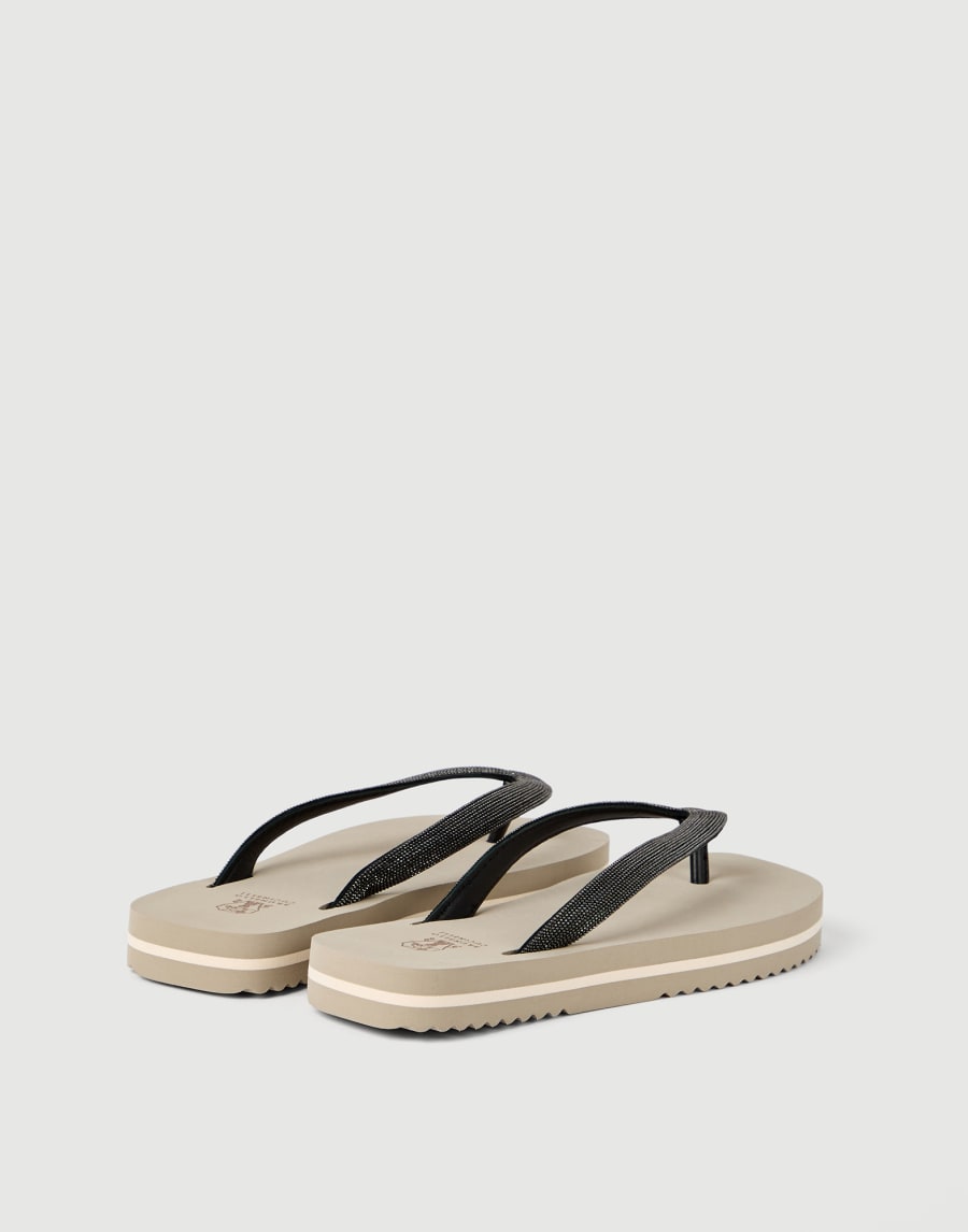 精美人字拖鞋 米黄 生活风格 - Brunello Cucinelli