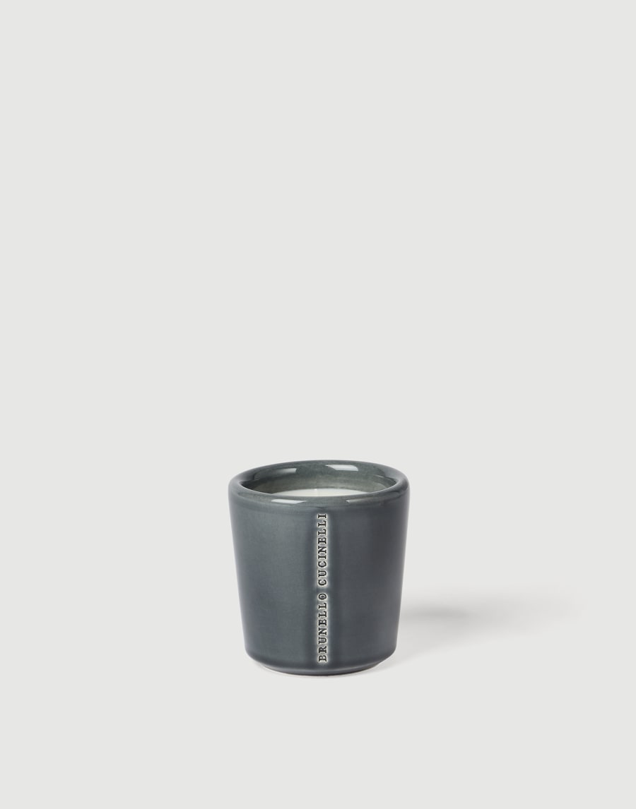Candle in craquelée vessel Dark Military Lifestyle - Brunello Cucinelli
