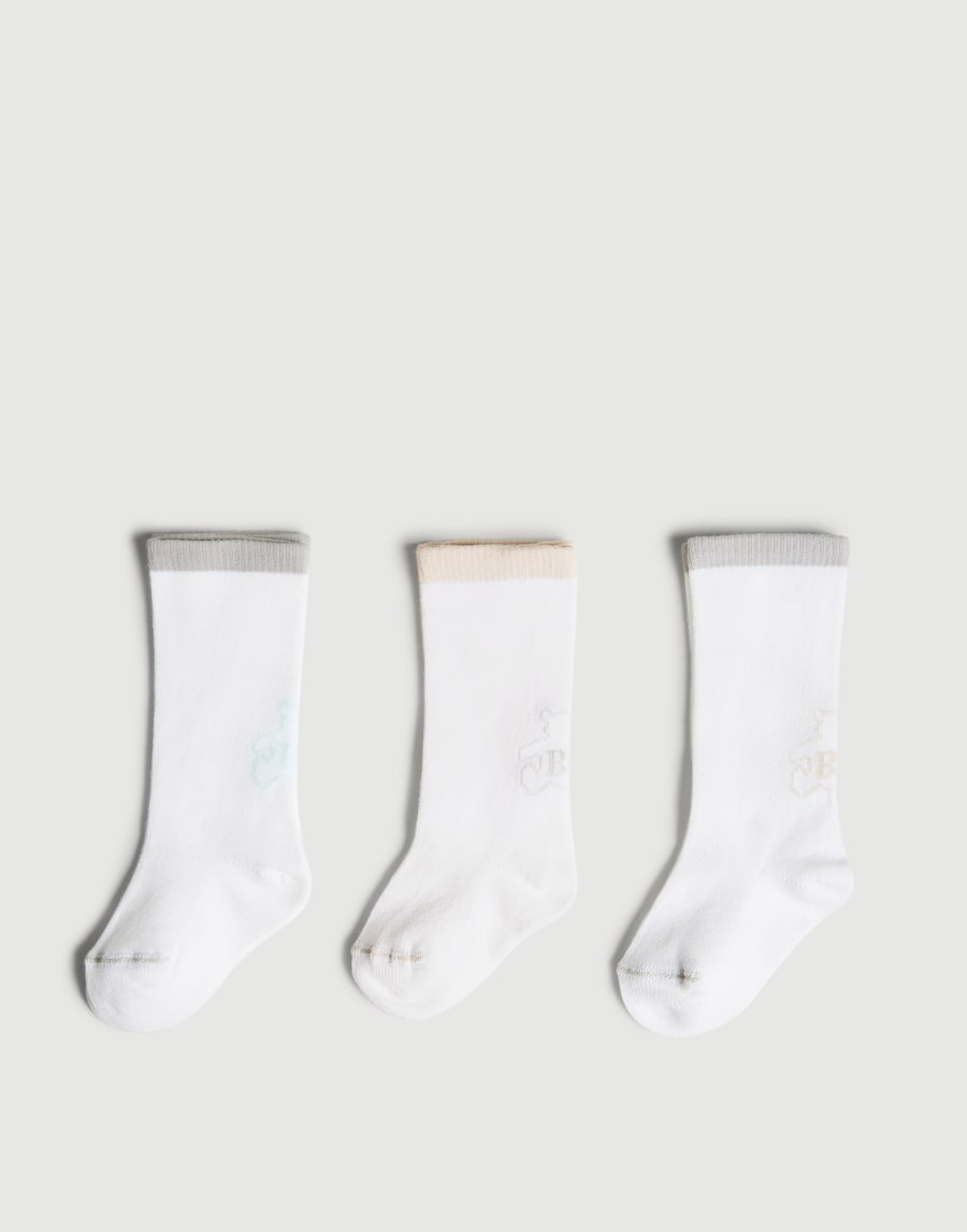 Bernie Baby socks White Baby - Brunello Cucinelli