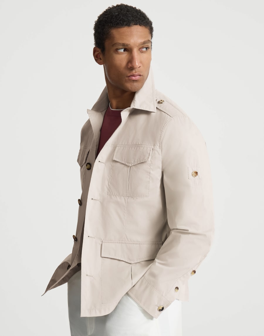 Water-resistant safari jacket Panama Man - Brunello Cucinelli