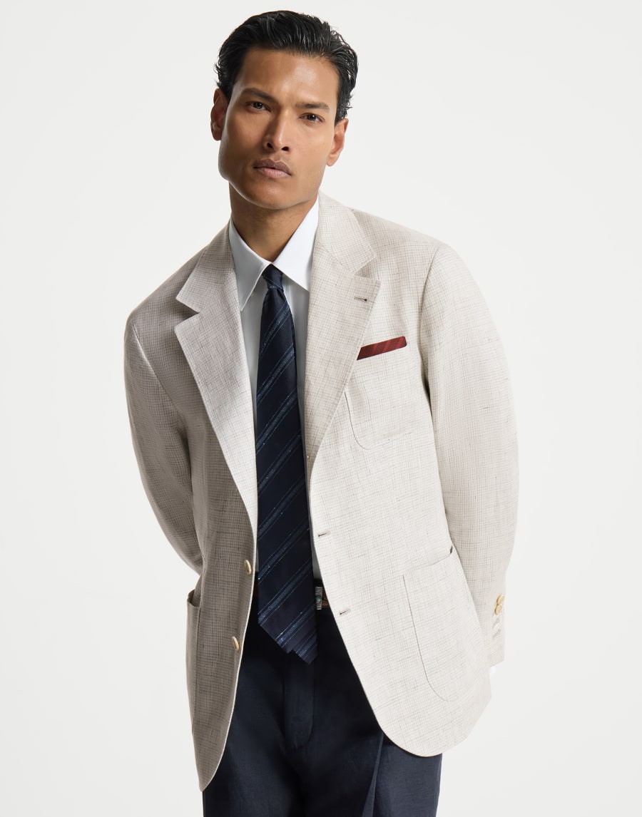 搭配贴袋的夹克 珠光灰 男款 - Brunello Cucinelli