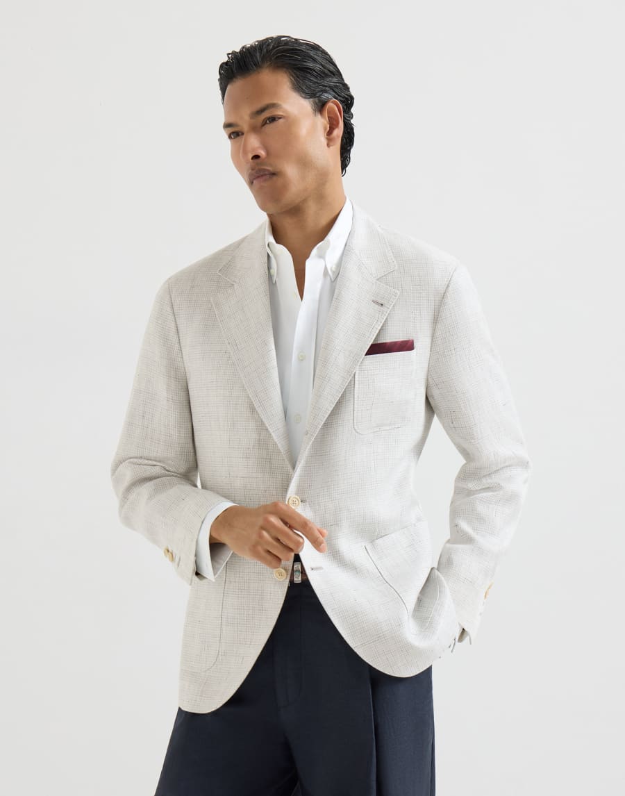 搭配贴袋的夹克 珠光灰 男款 - Brunello Cucinelli