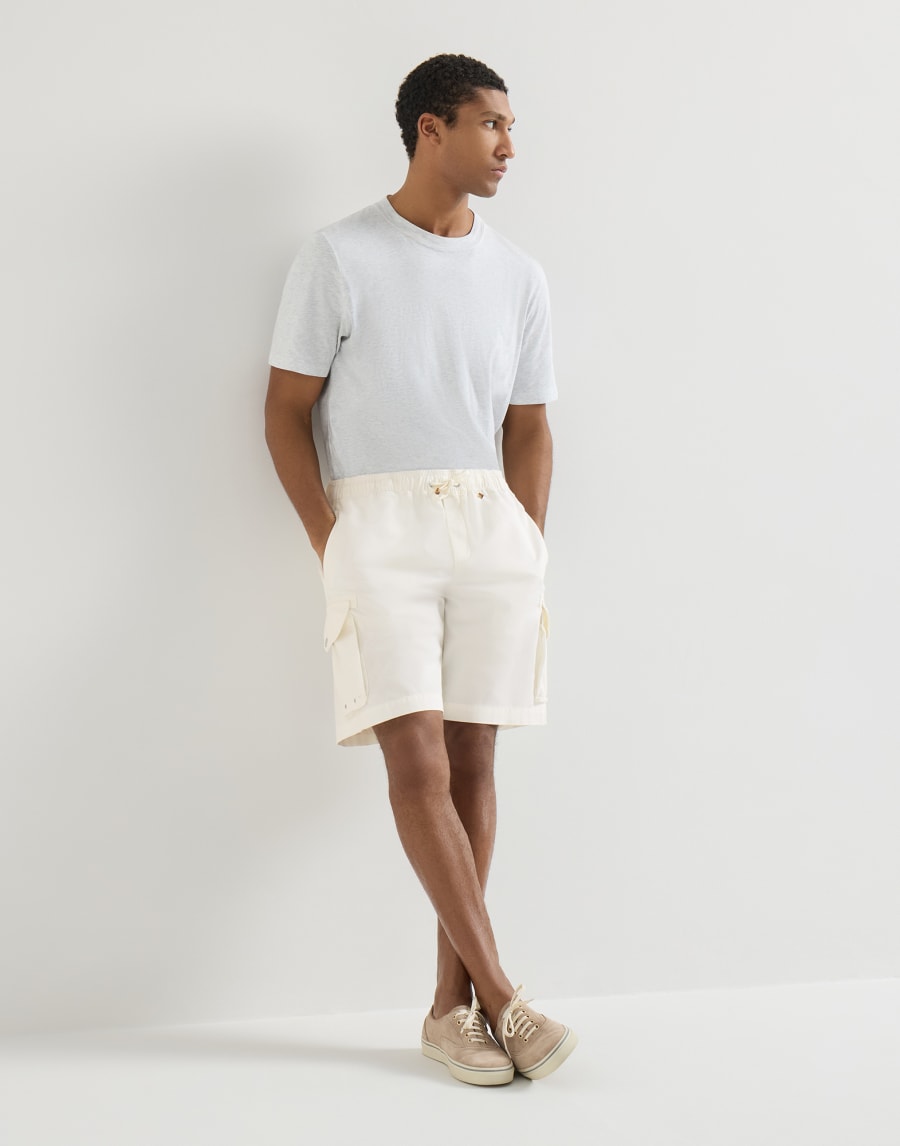 가바딘 버뮤다 스노 남성 - Brunello Cucinelli