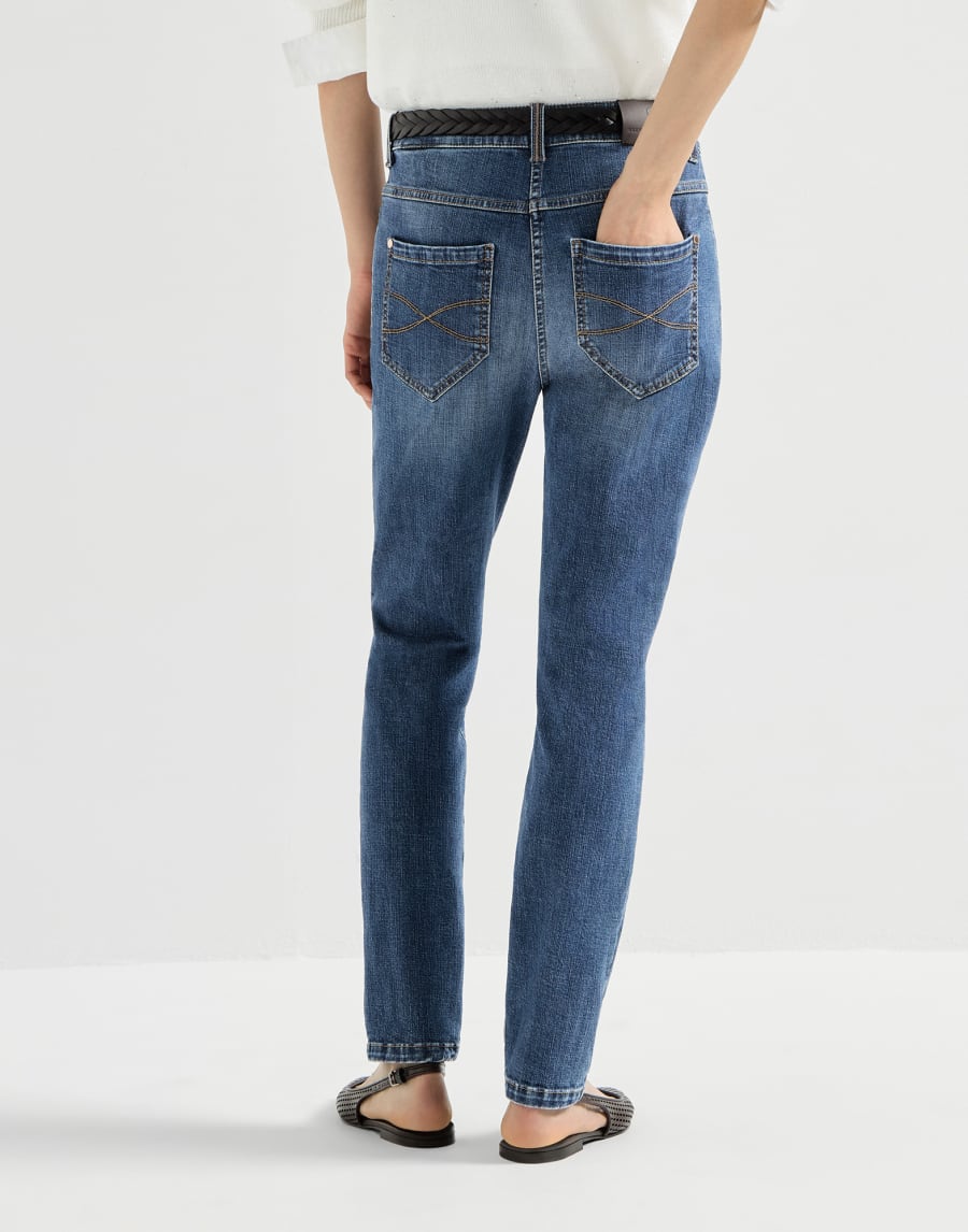 Pantalone Slim Denim Donna - Brunello Cucinelli