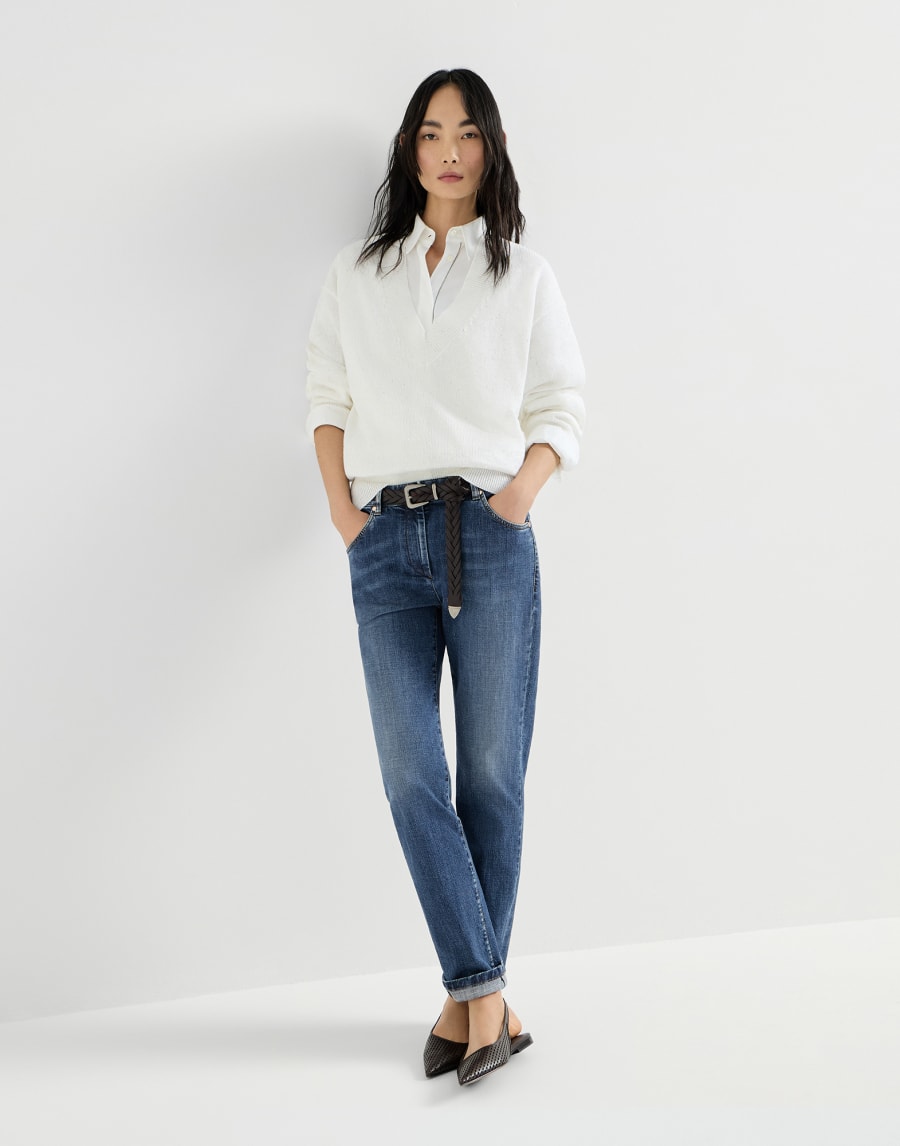 Slim trousers Denim Woman - Brunello Cucinelli
