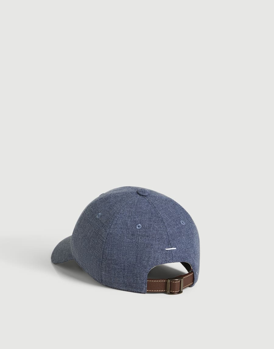 Casquette de baseball avec logo Denim Garçon - Brunello Cucinelli