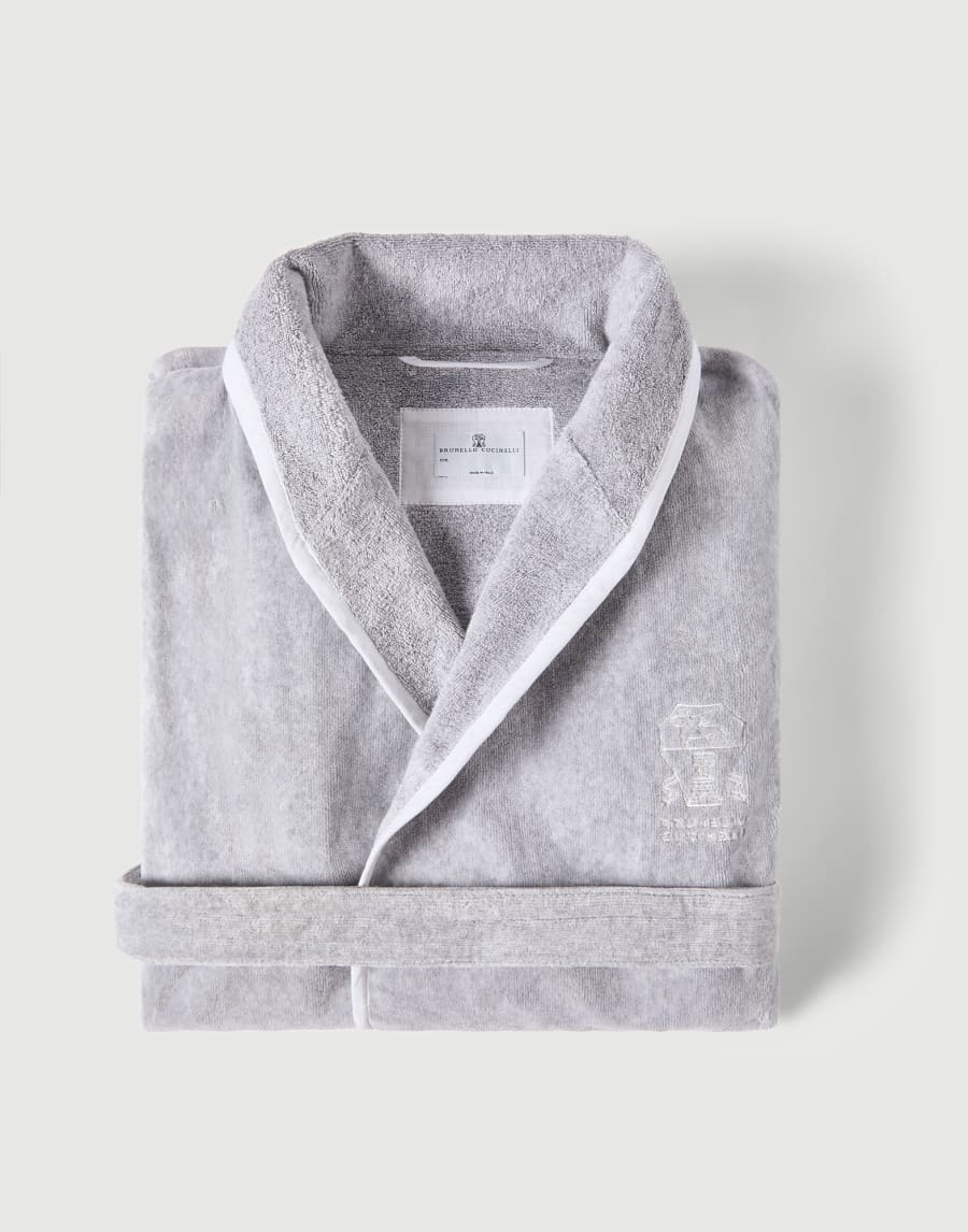 Terrycloth bathrobe Grey Lifestyle - Brunello Cucinelli