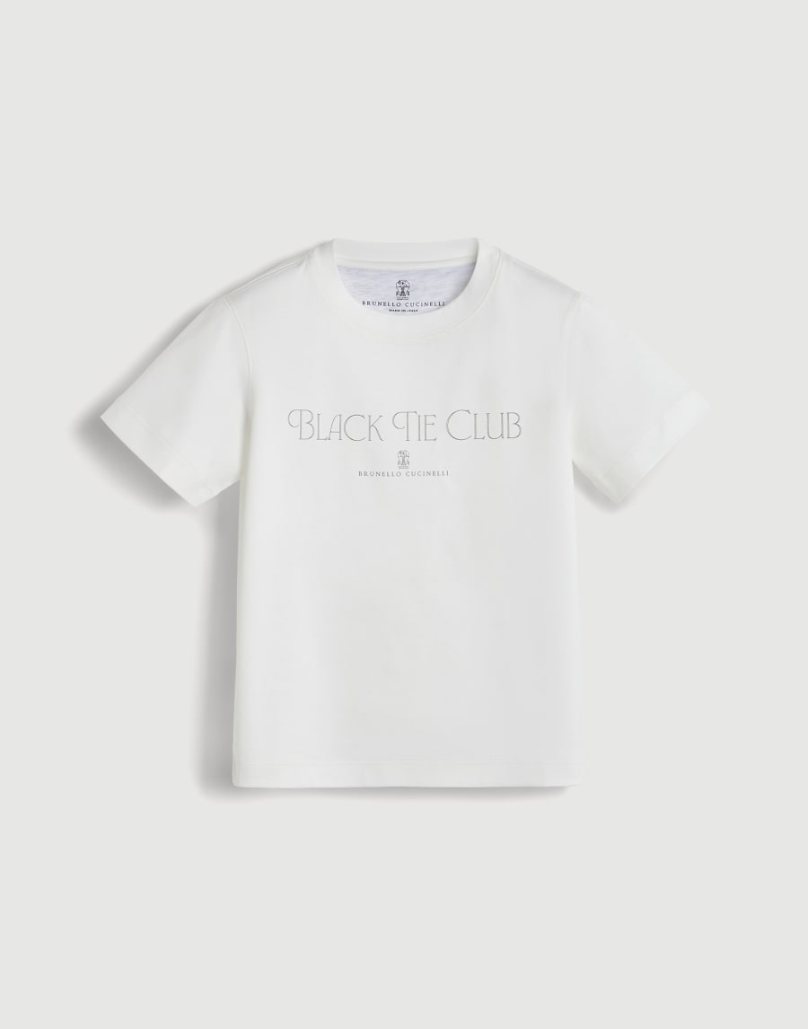 Jersey T-shirt Off-White Boys - Brunello Cucinelli