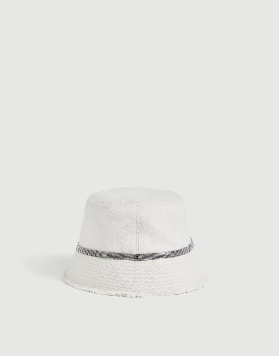 モニーレ付き バケットハット パナマ ガールズ - Brunello Cucinelli