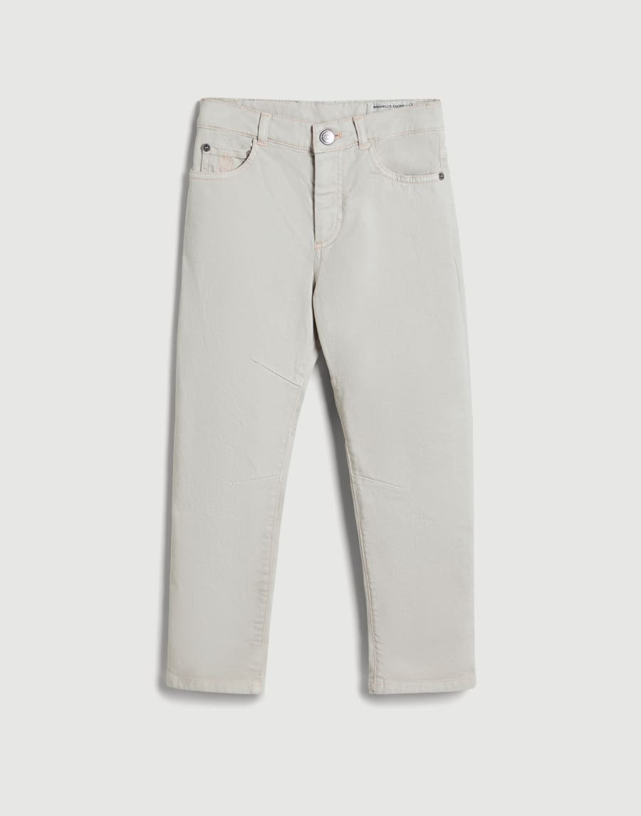 Pantalon en denim léger Gris Clair Garçon - Brunello Cucinelli