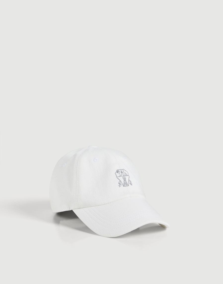 Lightweight denim baseball cap White Boys - Brunello Cucinelli