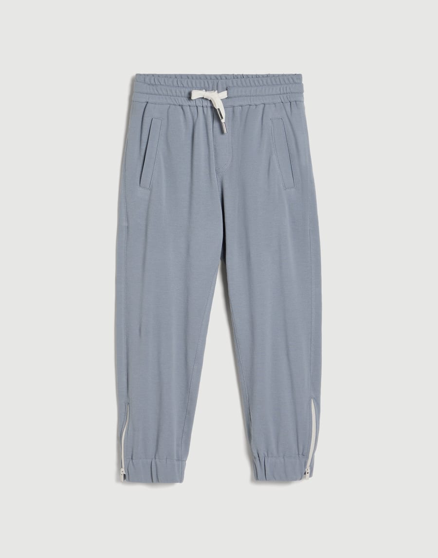 Pique Track trousers Slate Boys - Brunello Cucinelli
