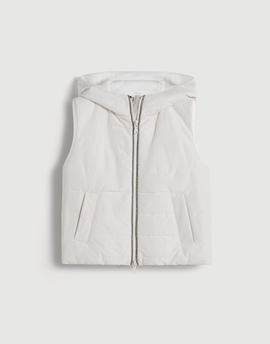 Vest with Thermore® padding Milk Girls - Brunello Cucinelli