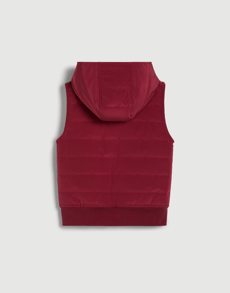 フード付き ダウンベスト ストロベリー ボーイズ - Brunello Cucinelli