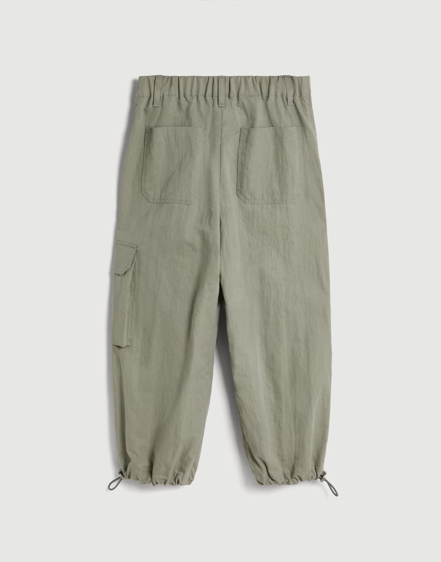 Ergonomic utility trousers with monili Sage Girls - Brunello Cucinelli