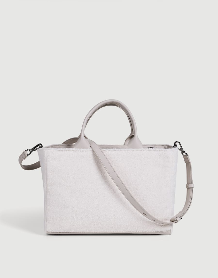 French Terry bag with embroidery Panama Girls - Brunello Cucinelli