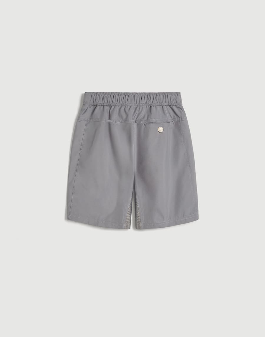 Bermuda en nylon Gris Garçon - Brunello Cucinelli
