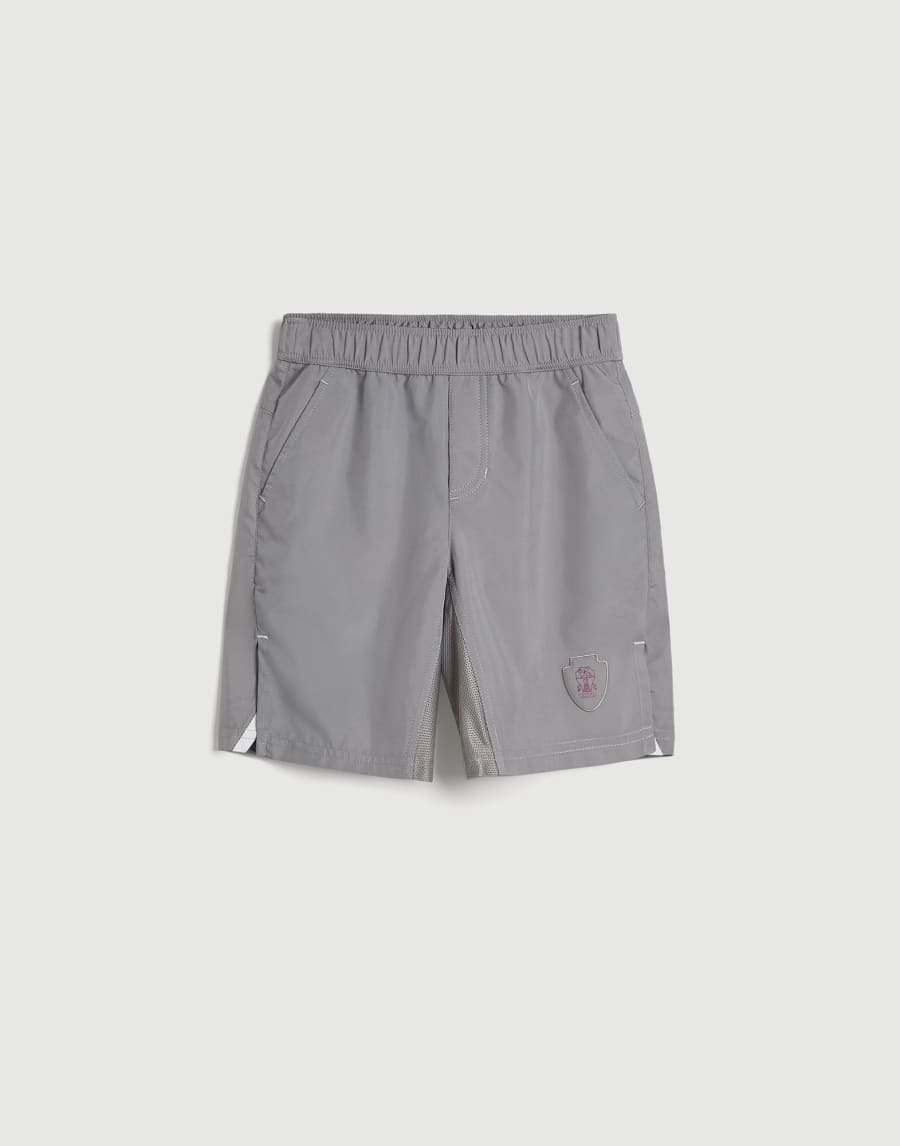 Bermuda en nylon Gris Garçon - Brunello Cucinelli