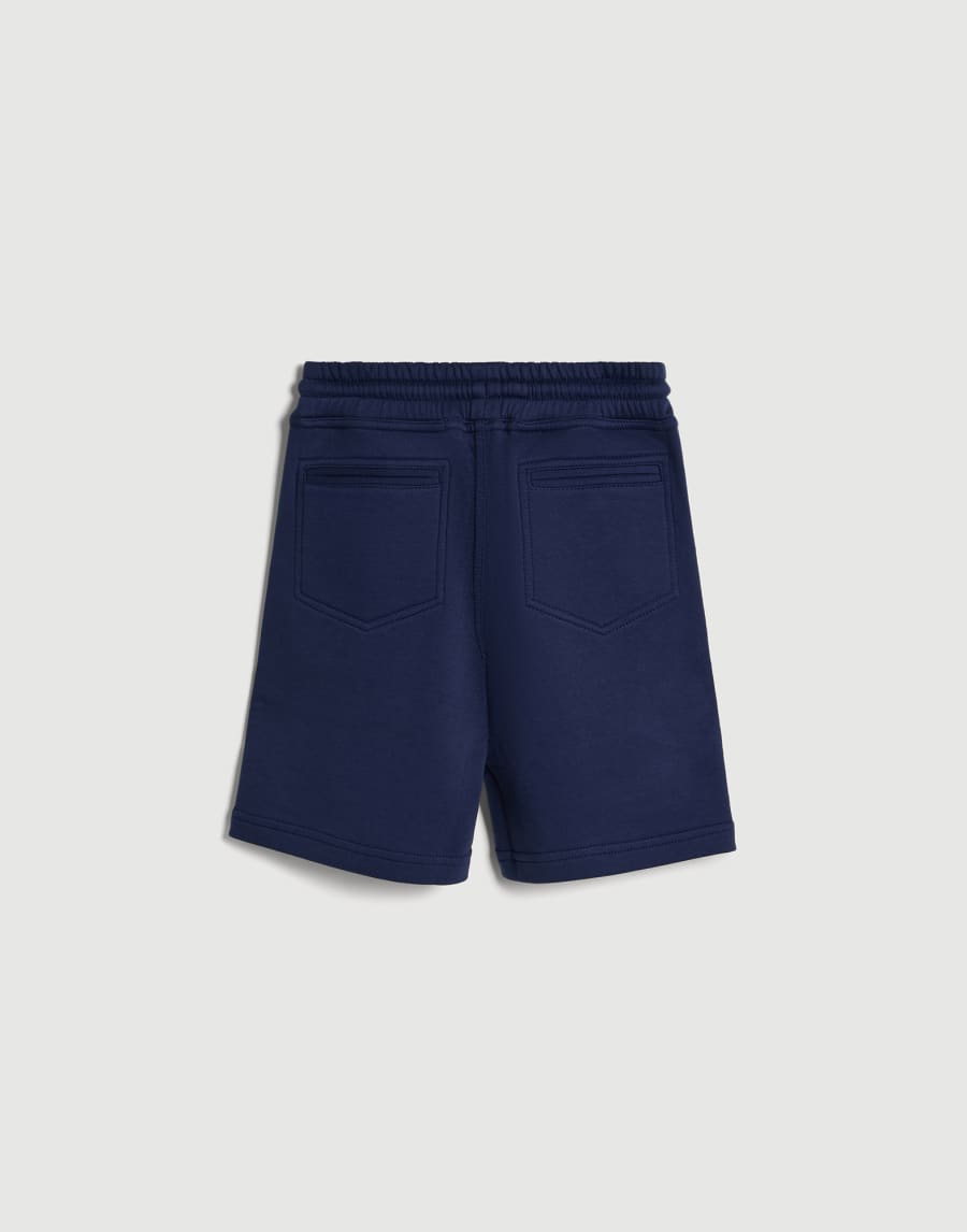 Bermuda en molleton Bleu Garçon - Brunello Cucinelli