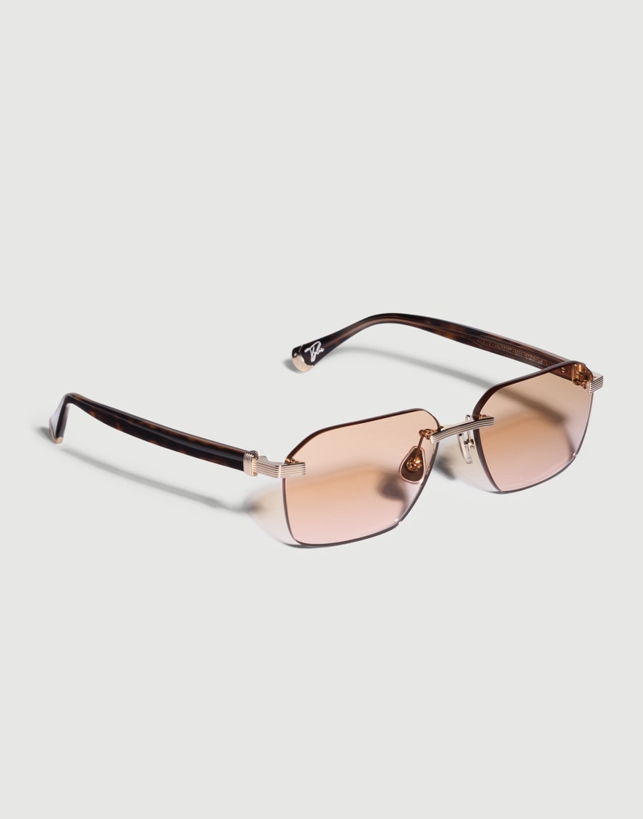 Tyler 18k gold-plated aperitif frame Gold Eyewear - Brunello Cucinelli
