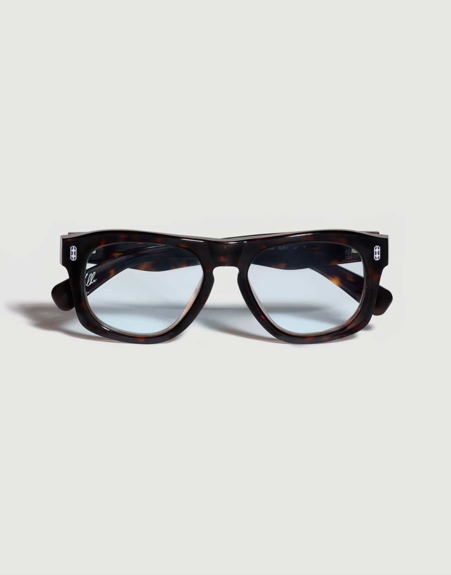 Alke frame with photochromic lenses Mahogany Havana Eyewear - Brunello Cucinelli