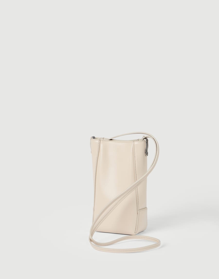 BC Duo phone holder Ivory Woman - Brunello Cucinelli