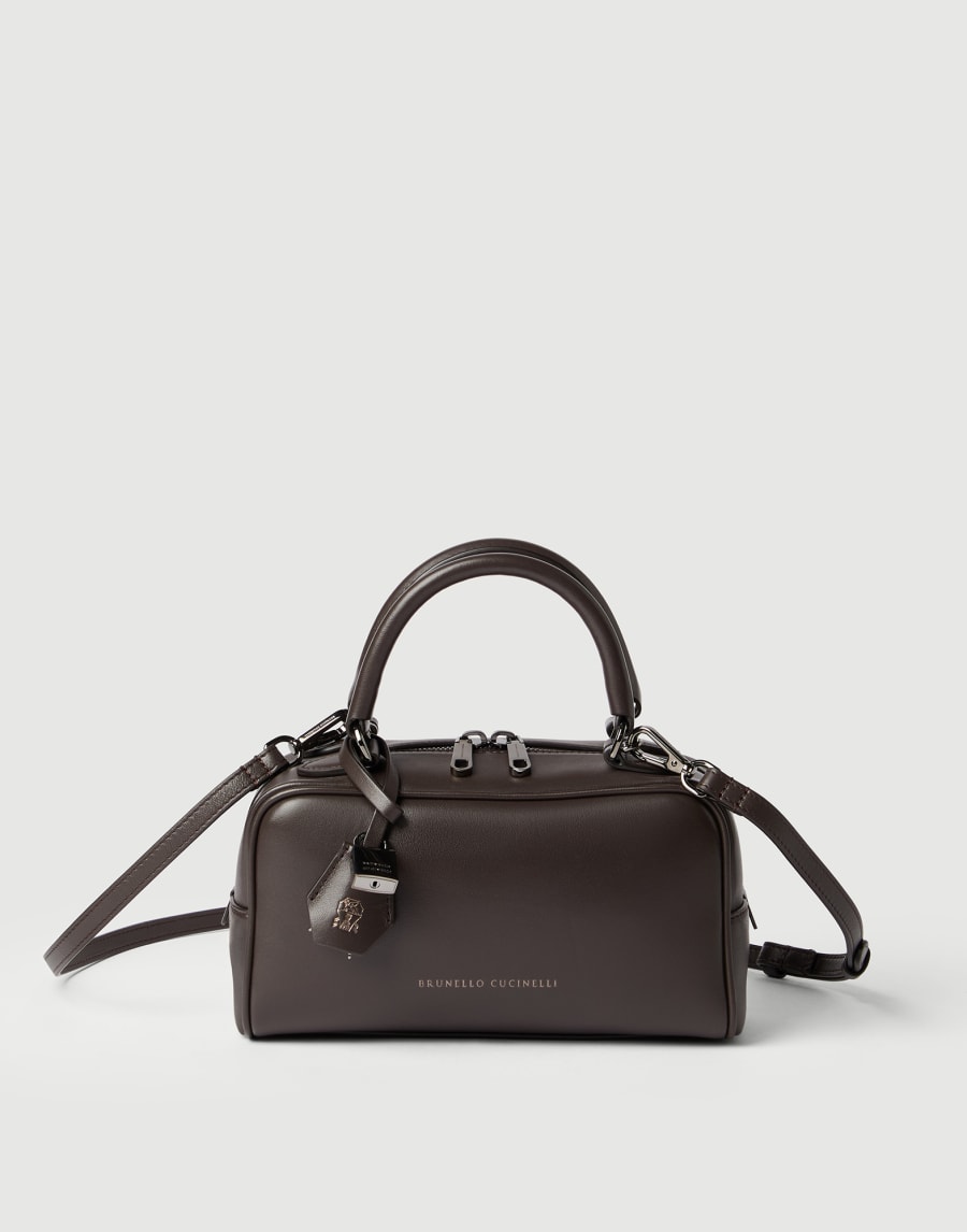 Small nappa Boston Explorer bag Rust Brown Woman - Brunello Cucinelli