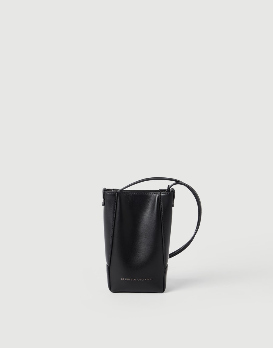 BC Duo phone holder Black Woman - Brunello Cucinelli