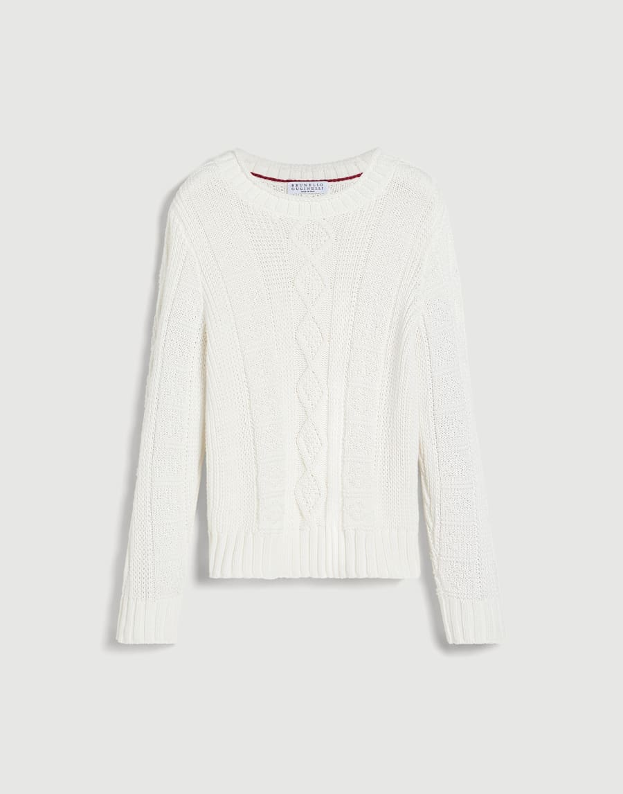 Fisherman's cable sweater Panama Boys - Brunello Cucinelli