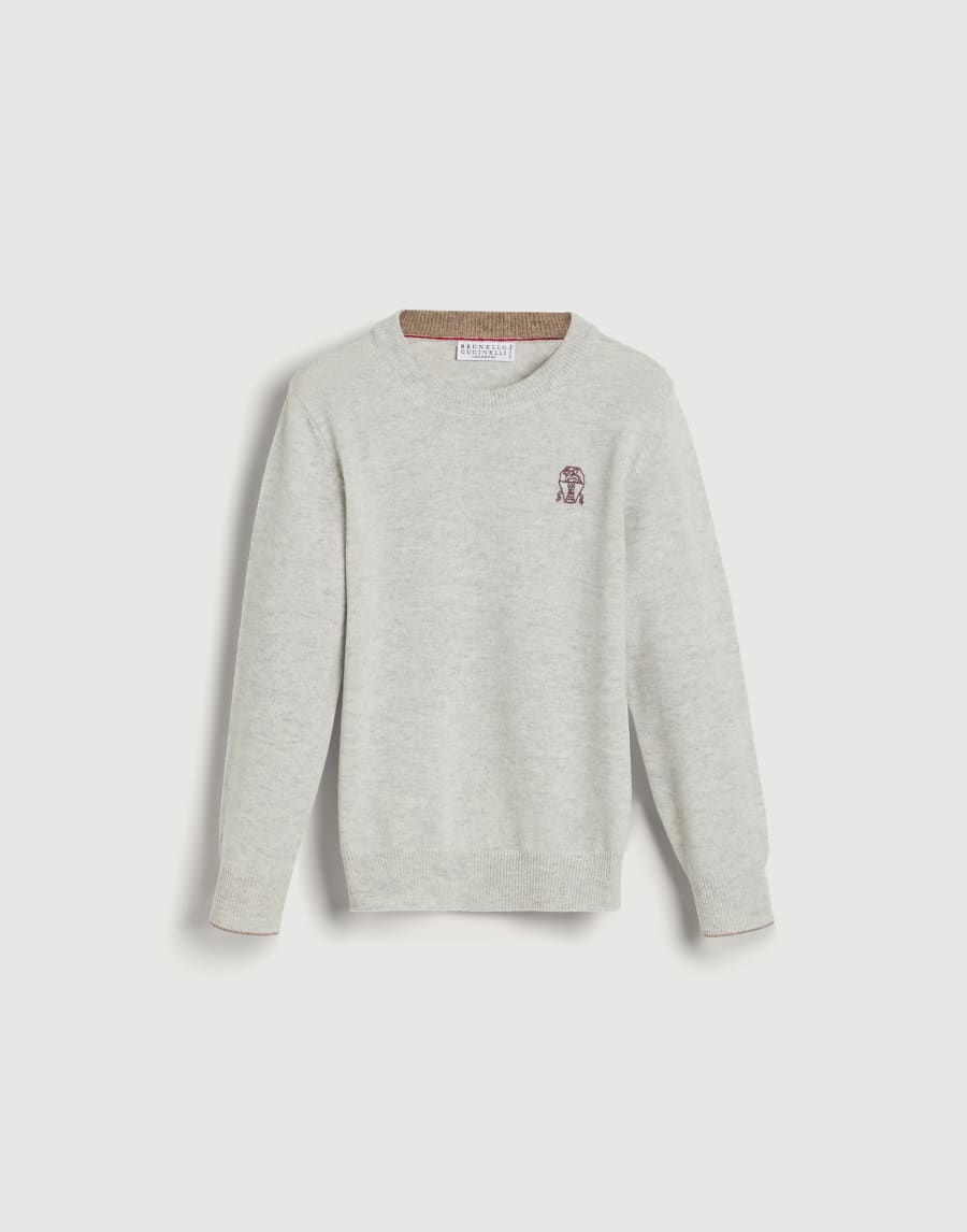 Cashmere sweater Light Grey Boys - Brunello Cucinelli