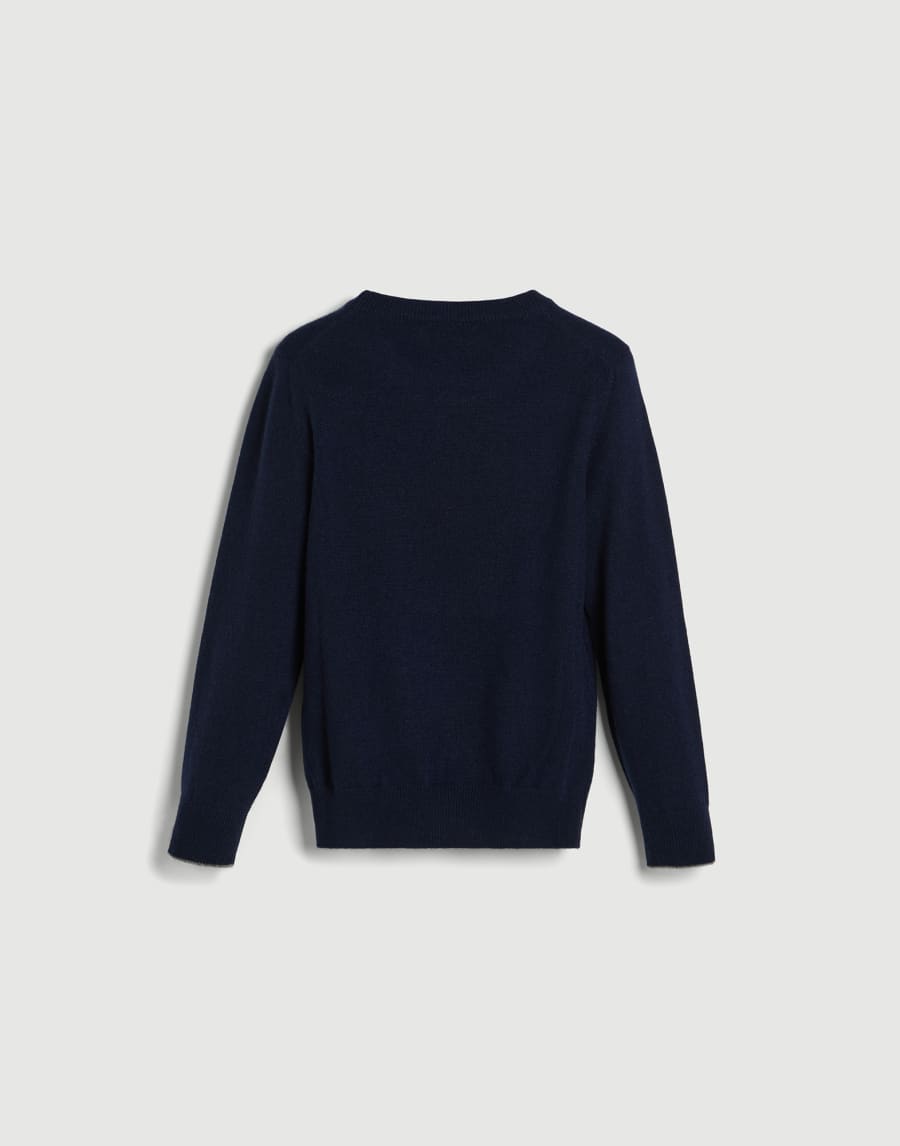 Cashmere sweater Navy Blue Boys - Brunello Cucinelli