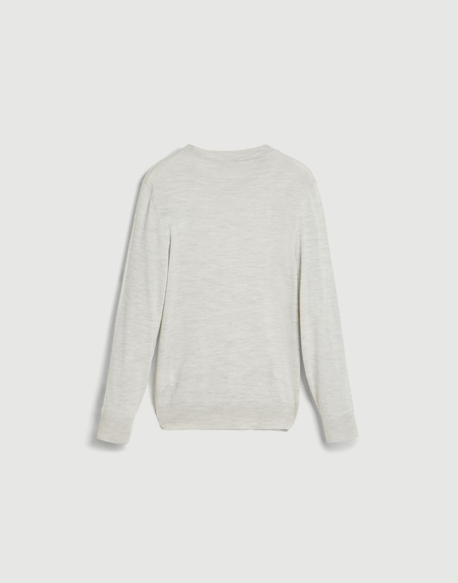 Pull léger avec broderie Brouillard Garçon - Brunello Cucinelli