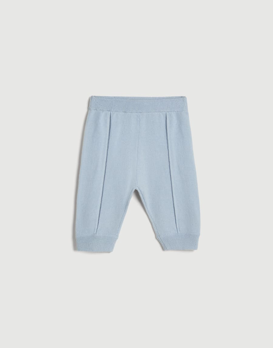 Bernie Baby cashmere trousers Sky Blue Baby - Brunello Cucinelli