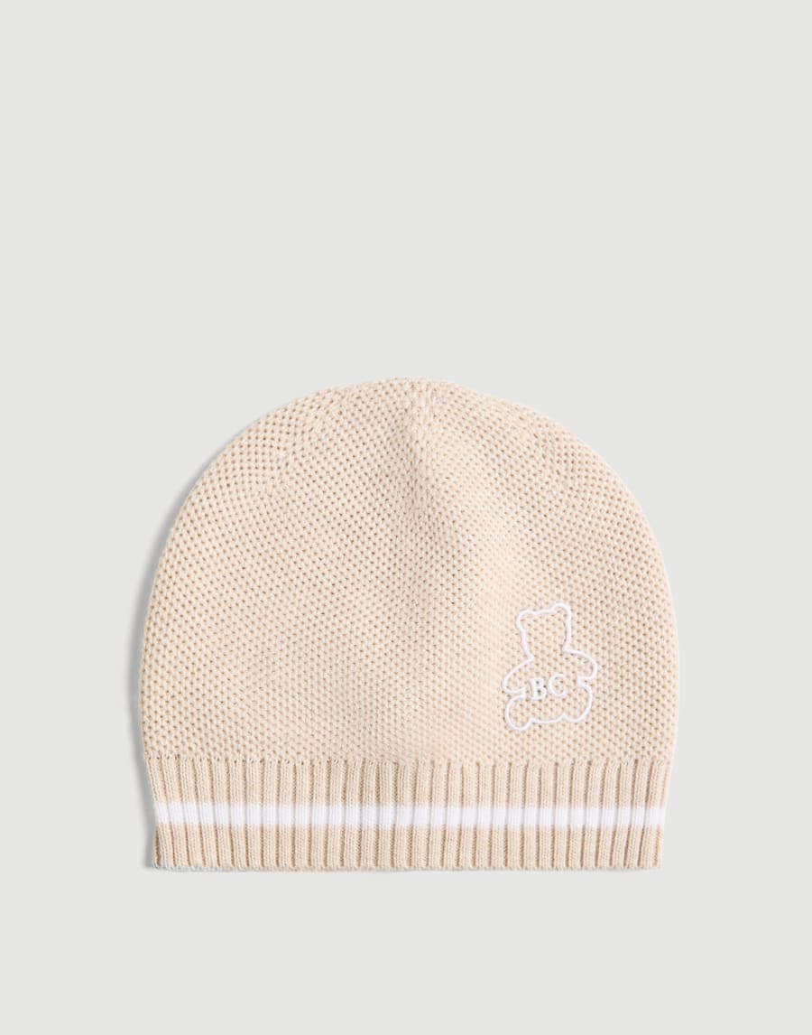 ベビーバーニー ニットキャップ サンド ベビー - Brunello Cucinelli
